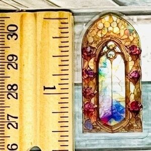 🌀10/$10🌀 Holographic Mosaic Window Reusable Sticker Decal